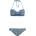 O'Neill O´neill Knot Bandeau Matira bikini - Blue (Yellow Animal Blur)