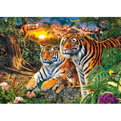 Castorland - Puzzle Tiger Family 180 - 180 piese