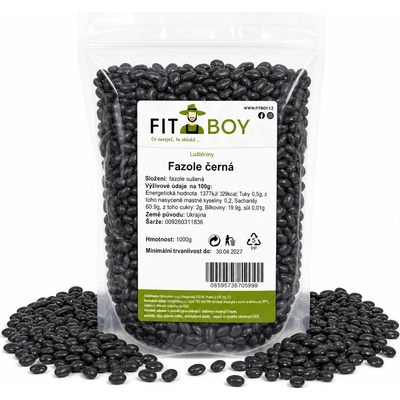 Fitboy Fazuľa čierna 1 kg