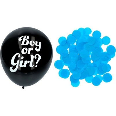 Folat BALÓNKY Gender Reveal Boy s modrými konfetami 41 cm