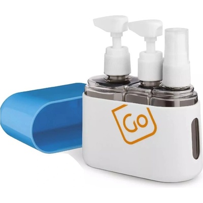 Go Travel sada lahviček Compact 3-in1- Bottle Set