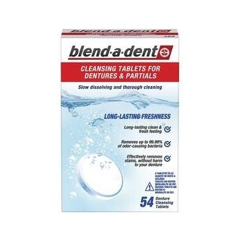 Blend-A-Dent Long Lasting Freshness Čistiaci Prípravok Na Zubné Protézy 54 ks