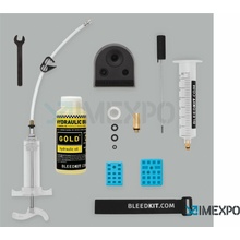Bleedkit Odvzdušňovací sada BK-28099 Shimano Workshop Gold