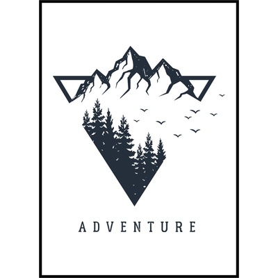 Jen tak z lásky Plakát Adventure v horách Rozměr plakátu: 30 x 40 cm