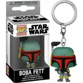 Funko POP Ключодържател с фигурка Funko Pocket POP: Star Wars Boba Fett