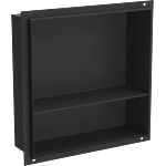 Mexen X-Wall-NR нишева етажерка без фланец с рафт 30 x 30 см, черна - 1971303010S (1971303010S)
