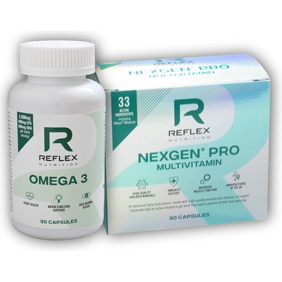 Reflex Nutrition Nexgen Pro NEW 90 kapslí + Omega 3 90 kapslí