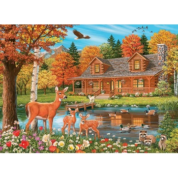 Cobble Hill - Puzzle Family Puzzle: Cottage Pond - 350 piese