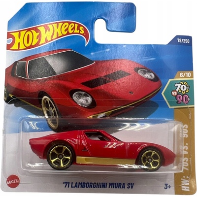 Mattel Hot Wheels '71 Lamborghini Miura SV