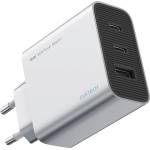 CUKTECH Зарядно за мрежа A15C-EU (CUK0A15CEUSL) - 2x USB-C, USB, Бързо зареждане, 65W, GaN Технология - Cuktech - Бял