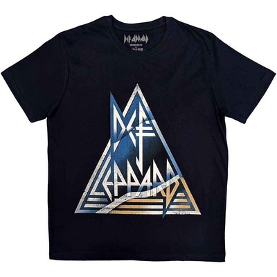 Def Leppard Triangle Logo Navy Blue L Риза (DEFLTS05MN03)