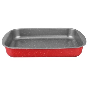 Voltz Тава за печене Oliver Voltz Florence OV51222B35S, 35x24x5.5 см, Мраморно покритие, Без PFOA, Червен (OV51222B35S)