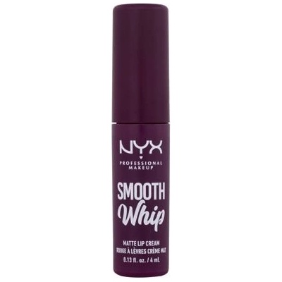 NYX Professional Makeup Smooth Whip Matte Lip Cream zamatový rúž s vyhladzujúcim efektom 11 Berry Bed Sheers 4 ml
