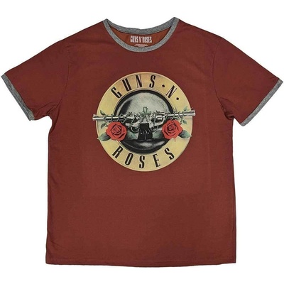 Guns N' Roses Classic Logo (Ringer) Red XL Риза (GNRRG04MR04)