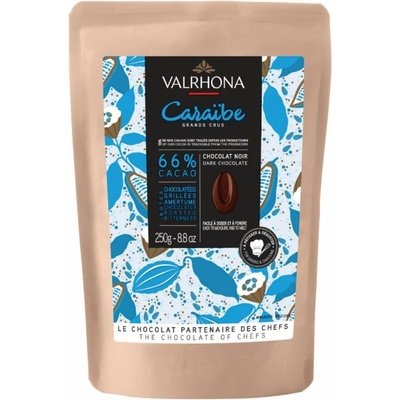 Valrhona Черен шоколад Valrhona Feves Caraibe 66% 250гр