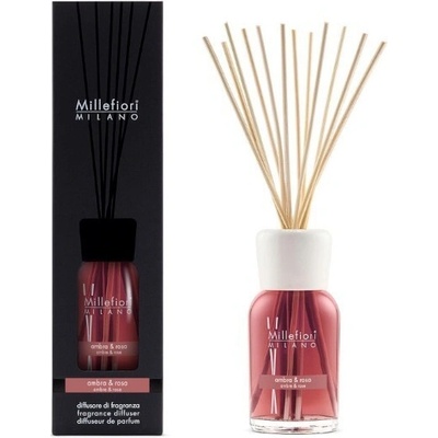 Millefiori Milano Ambra & Rosa difuzér 100 ml