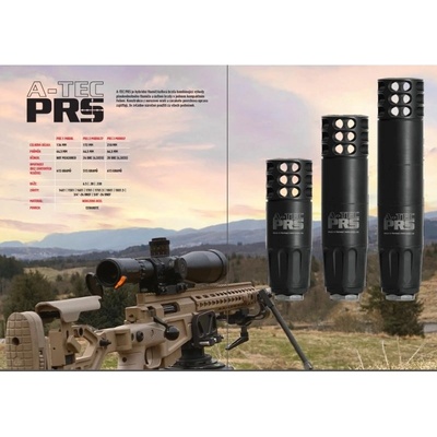 A Tec PRS 1 modulový hybridní s úsťovou brzdou, ráže do 6,5mm na závit M18x1mm