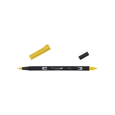 Oboustranný štětcový fix Tombow ABT DUAL - žlutá Barva: 062 - Pale Yellow