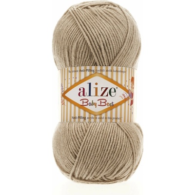 Alize Baby best 256 - hnědo béžová
