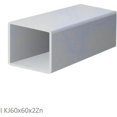 Uzavretý profil 60 x 60 x 2 x 6000 mm, pozink, hladký