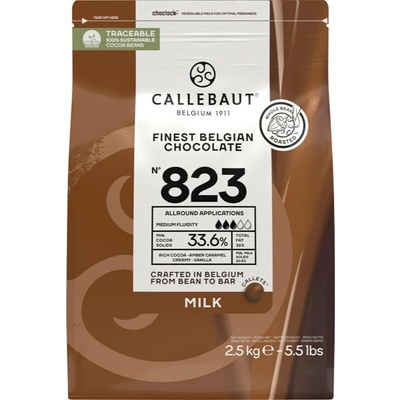 Callebaut Poleva čokoládová mléčná 33,6% 2,5 kg