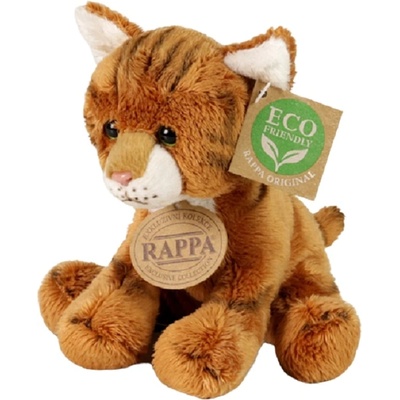 Rappa Плюшена играчка Rappa Еко приятели - Рижаво коте, 14 сm (204492-2)