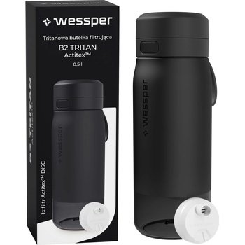 Wessper B2 Tritan Actitex 0,5 l černá