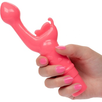 Image 1 of CalExotics Rechargeable Butterfly Kiss Pink
