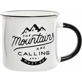 Item international Порцеланова чаша с надпис "The Mountains are calling and I must go" 340мл (2017)