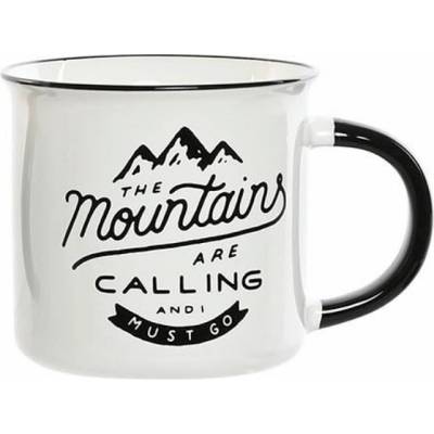 Item international Порцеланова чаша с надпис "The Mountains are calling and I must go" 340мл (2017)