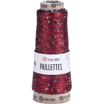 YarnArt Paillettes 8006 - červená