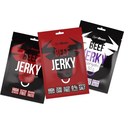 Jerky Sušené mäso Beef GymBeam 50 g