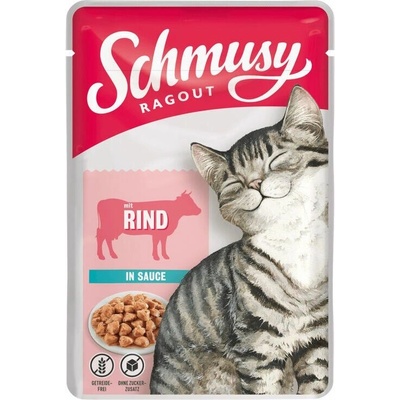 Schmusy Ragout s hovězím masem v omáčce 100 g
