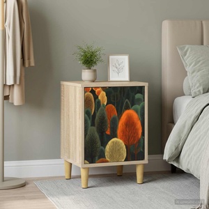 vidaXL Нощен шкаф ZAANDAM Дъб сонома 36 x 33 x 50 см (8007211)