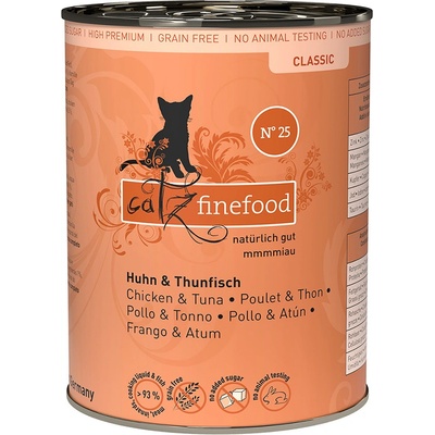 Catz finefood Kuře & tuňák 24 x 400 g