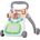 Chipolino Музикална играчка на колела Chipolino - Забавна игра, зелена (MIKFGM242GR)