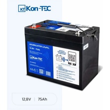 Kon-Tec KT-LFP1275 Lithium-železo-fosfátová LiFePO4 12V, 12,8V 75Ah