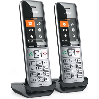 Gigaset Gigaset Comfort 500HX duo телефон, сребристо-черен (L36852-H3061-R101)