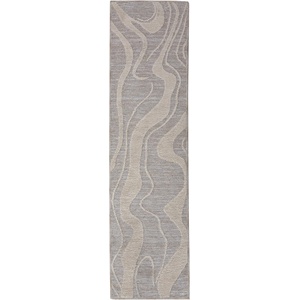 Flair Rugs Сива пътека подходяща за пране 60x223 cm Calder - Flair Rugs (503119380287)