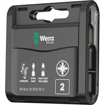 Wera PZ2 25 mm BTH, 20dílná 05057762001