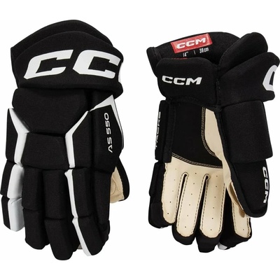 CCM Tacks AS 550 JR 10 Black/White Ръкавици за хокей