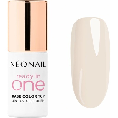 NEONAIL Ready In One 3in1 UV Gel Polish gélový lak na nechty s diamantovým práškom odtieň 02 One Coconut Milk 7.2 ml