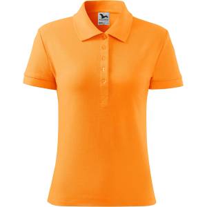 MALFINI Malfini cotton heavy 216 / Дамска поло тениска - мандаринено оранжева xs (216a212)
