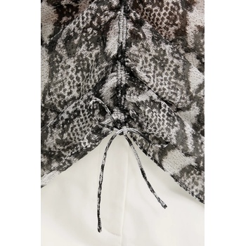 IRO Блуза iro дамска в черно с десен wm16akia (wm16akia)