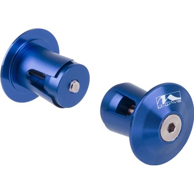 Zátky riadidiel MWave Al modrá