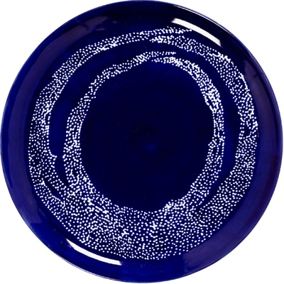Serax Feast Чиния за основно ястие на точки, 26, 5 см, тъмносиньо-бял (B8921006I)