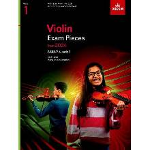 Violin Exam Pieces from 2024 ABRSM Grade 1 skladby pre housle a klavír