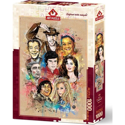 Art Puzzle Пъзел Art Puzzle от 1000 части - Старо турско кино, Р. Гьоркям Гюл (4235)