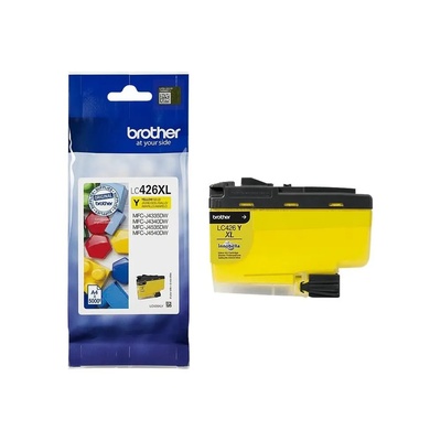 Brother LC-426XLY жълт мастилен патрон XL капацитет 5000 страници (LC426XLY)