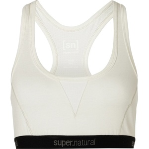 super. natural Дамски спортен сутиен super. natural Women's Tundra 220 Semplice Bra Sports bra - Fresh White - размер XL (114-2951-0315)